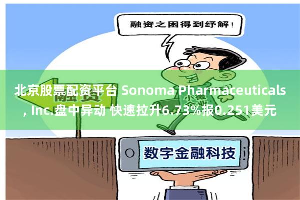 北京股票配资平台 Sonoma Pharmaceuticals, Inc.盘中异动 快速拉升6.73%报0.251美元